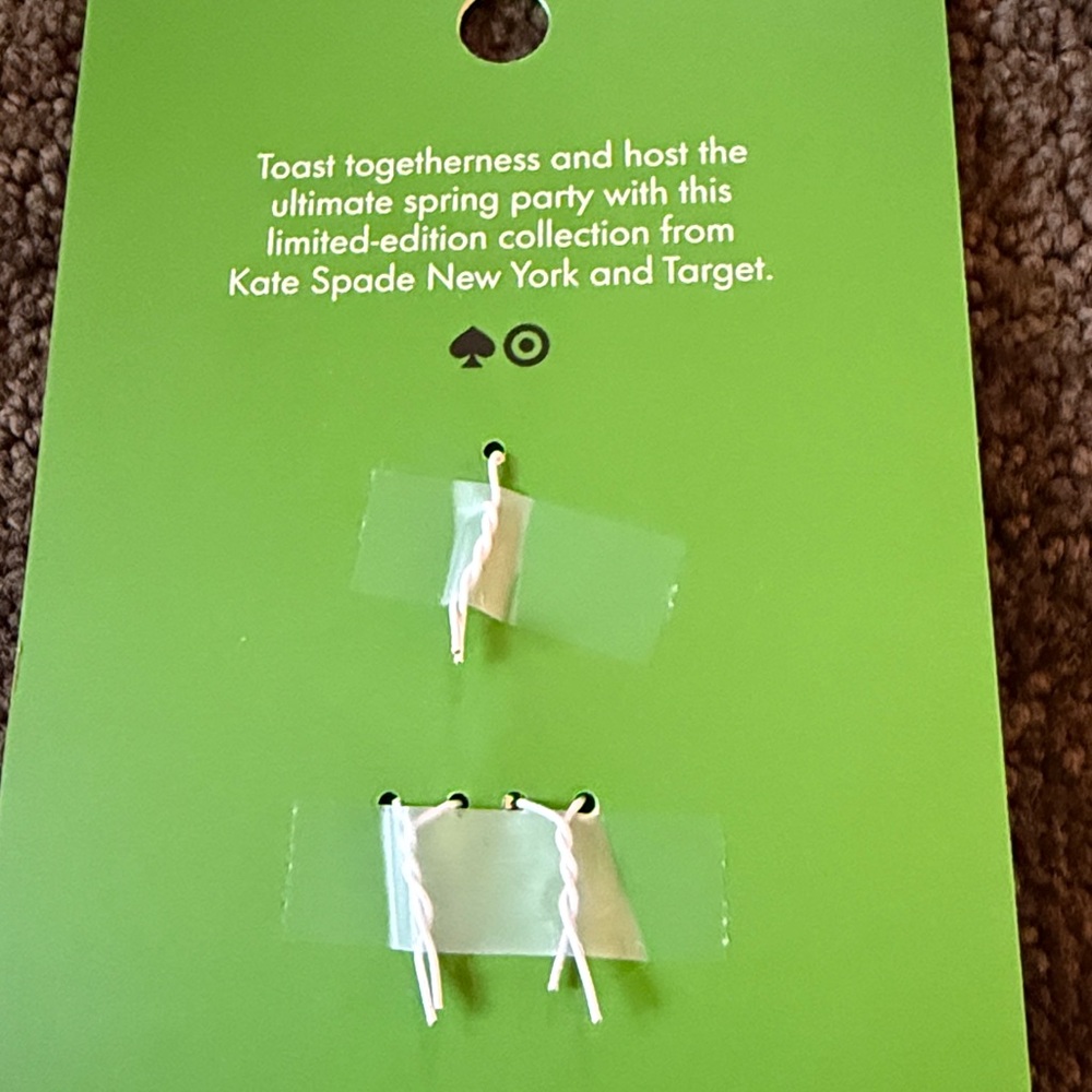 Lipstick Bag Charm Keychain - kate spade new york x Target Cream/Black/Red - Picture 3 of 3